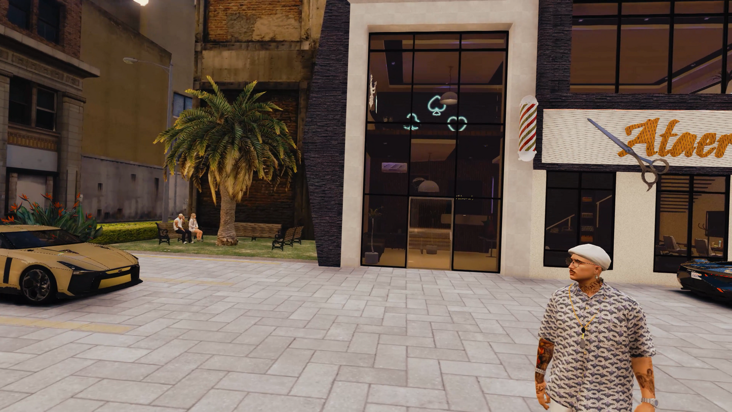 001.Barber & Saloon FiveM MLO — rpbazzar