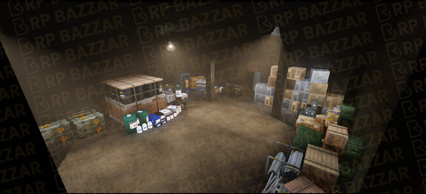 Shadow Blackmarket FiveM MLO — GTA RP Interior — ESX QB QBOX — RPBazzar
