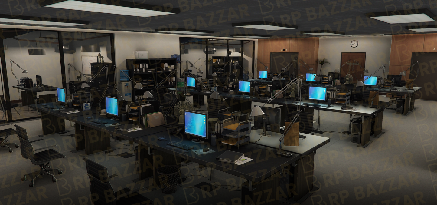 Modern Office FiveM MLO — GTA RP Interior — ESX QB QBOX — RPBazzar