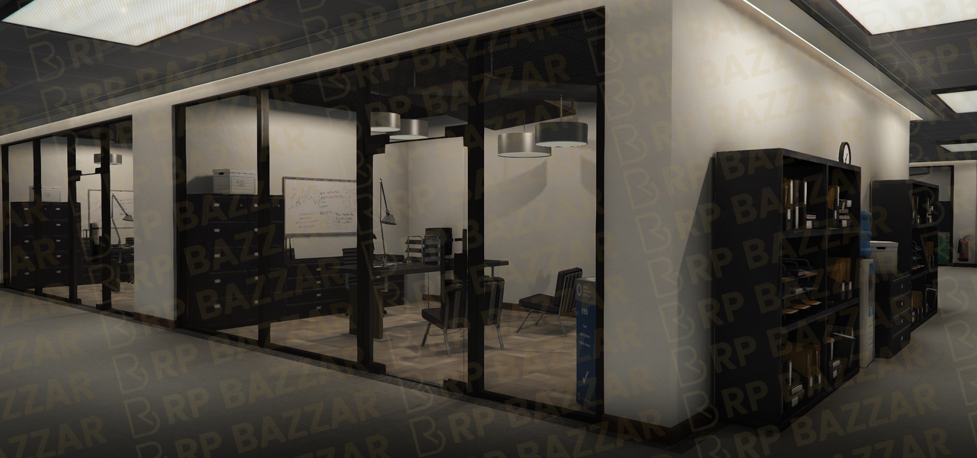 Modern Office FiveM MLO — GTA RP Interior — ESX QB QBOX — RPBazzar