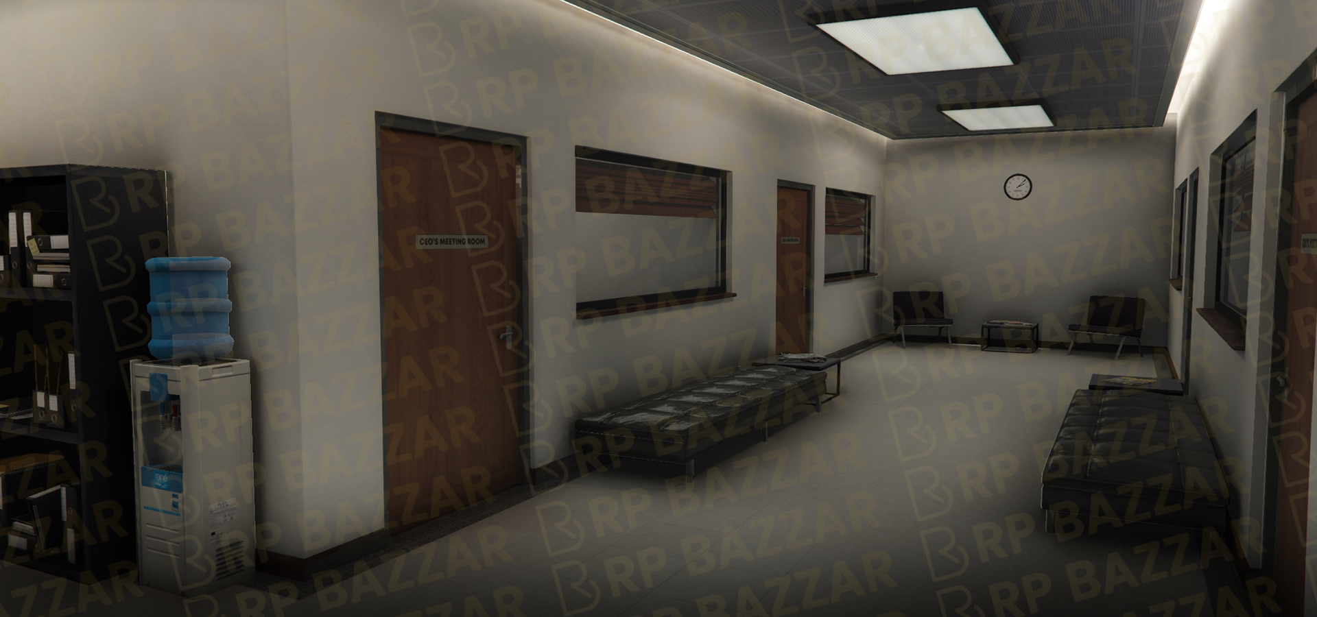 Modern Office FiveM MLO — GTA RP Interior — ESX QB QBOX — RPBazzar