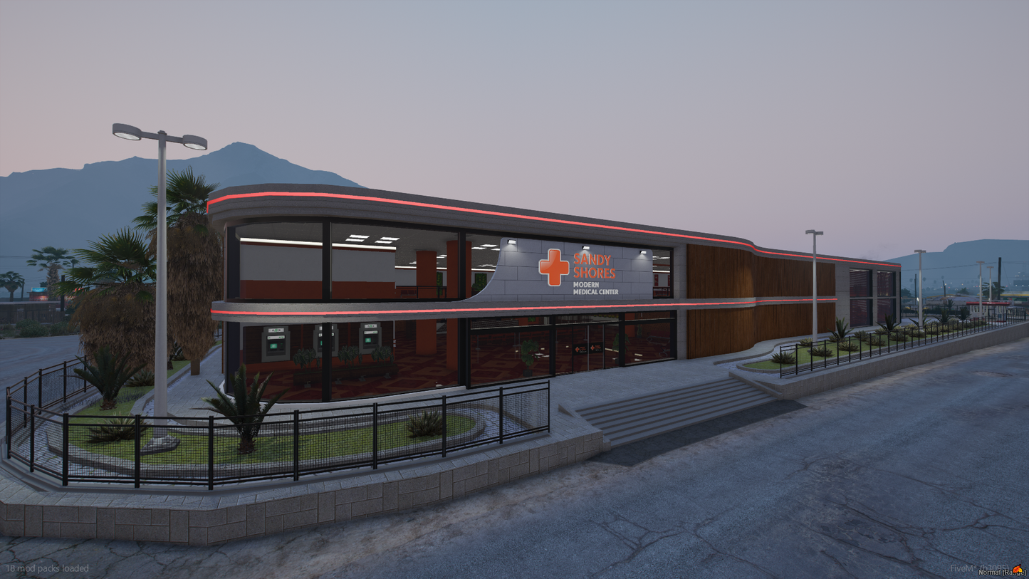 General Hospital FiveM MLO — GTA RP Interior — ESX QB QBOX — RPBazzar