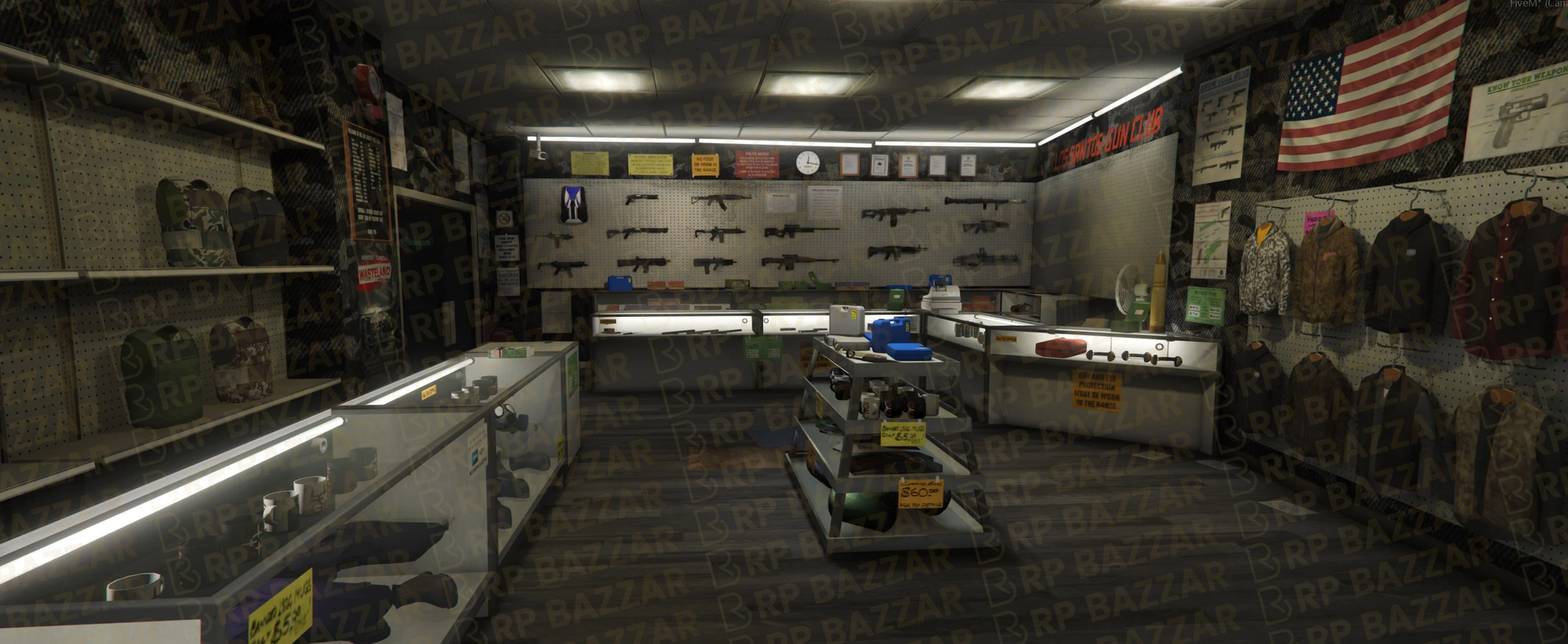 Premium Ammunation Store FiveM MLO — GTA RP Interior — ESX QB QBOX — RPBazzar