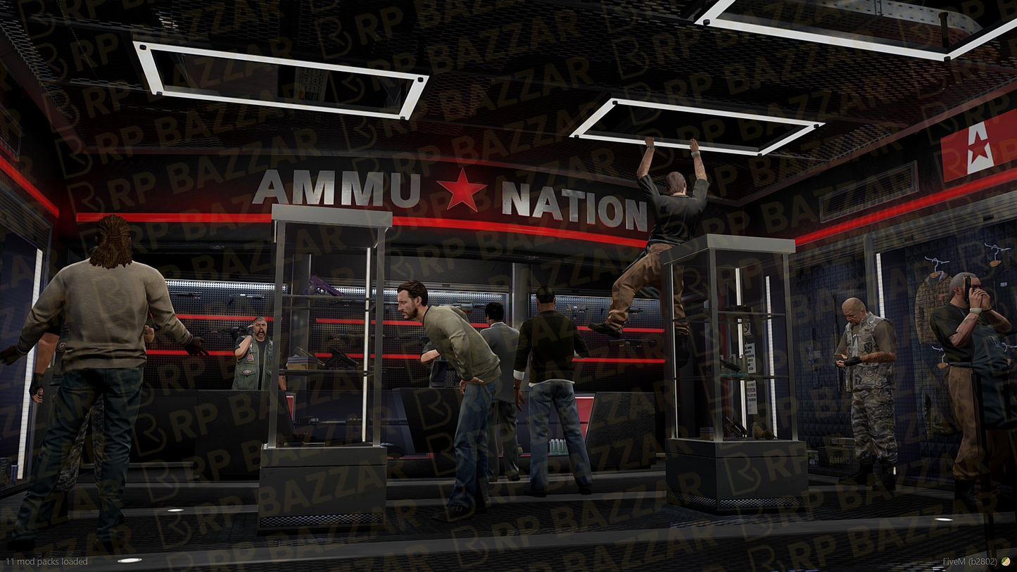 Military Ammunation Store FiveM MLO — GTA RP Interior — ESX QB QBOX — RPBazzar
