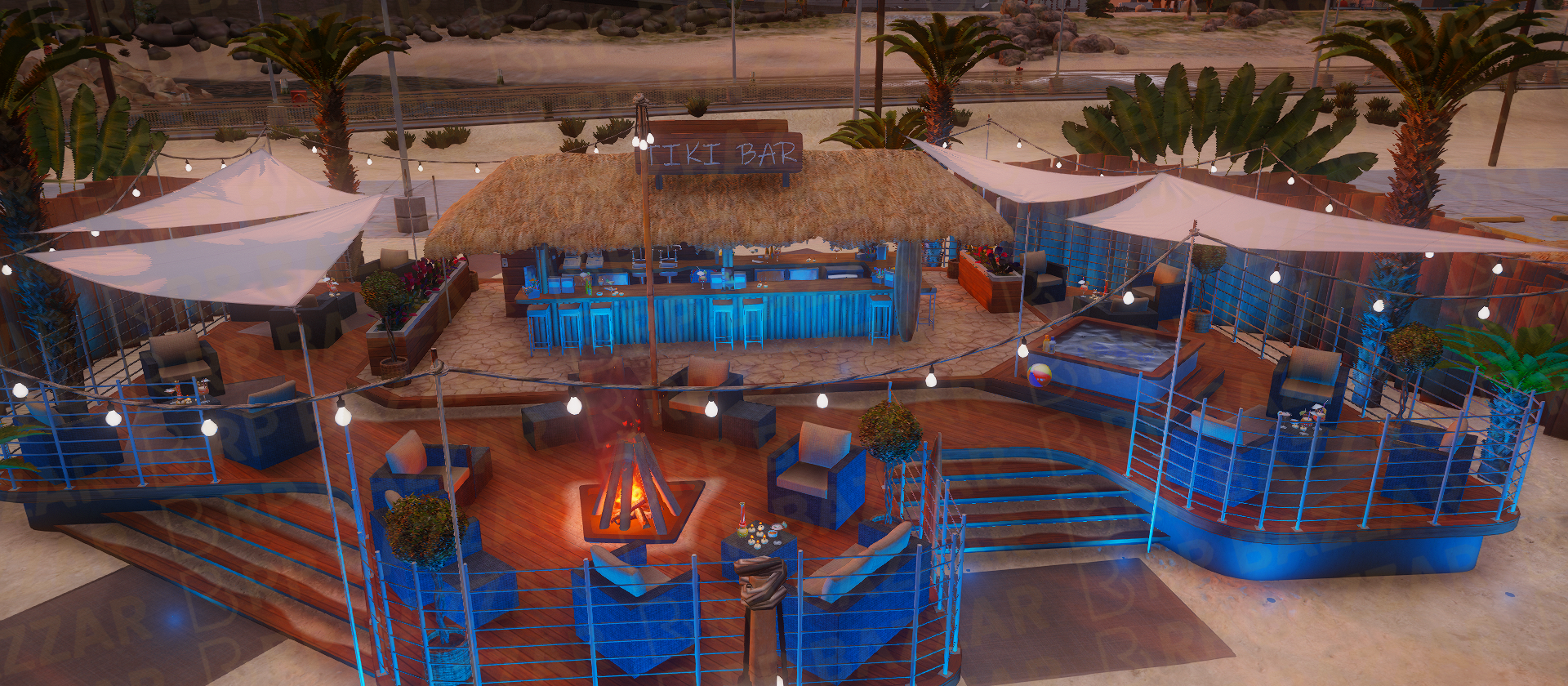 Beach Sided Area #004