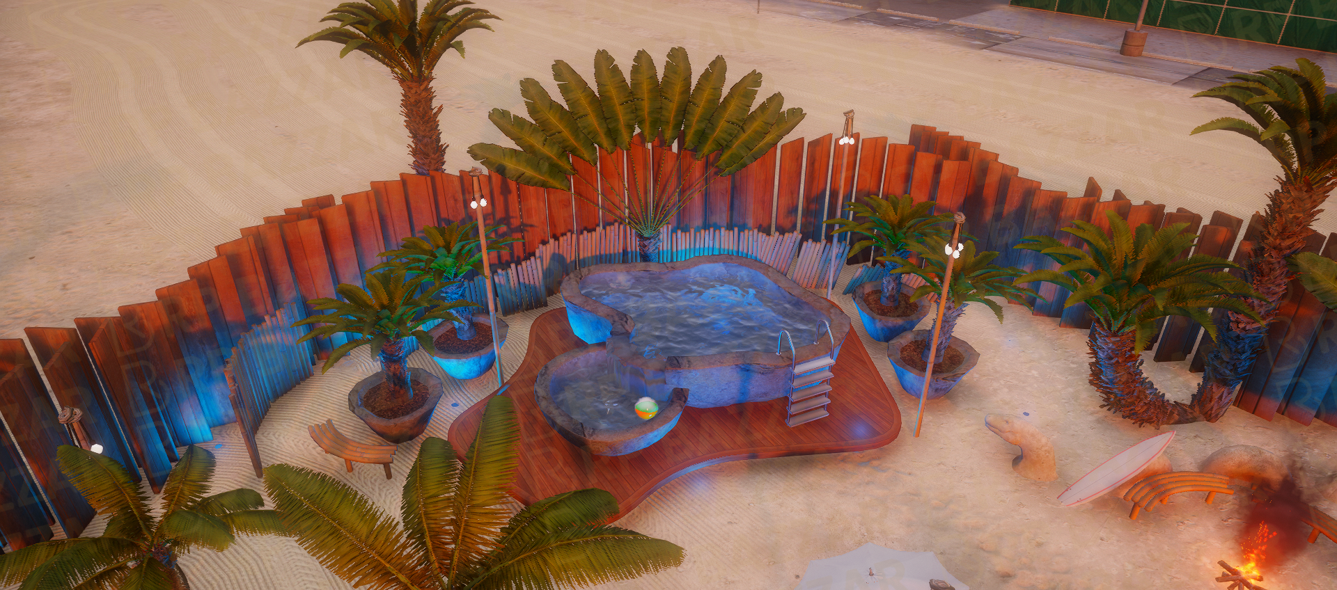 Beach Sided Area #004