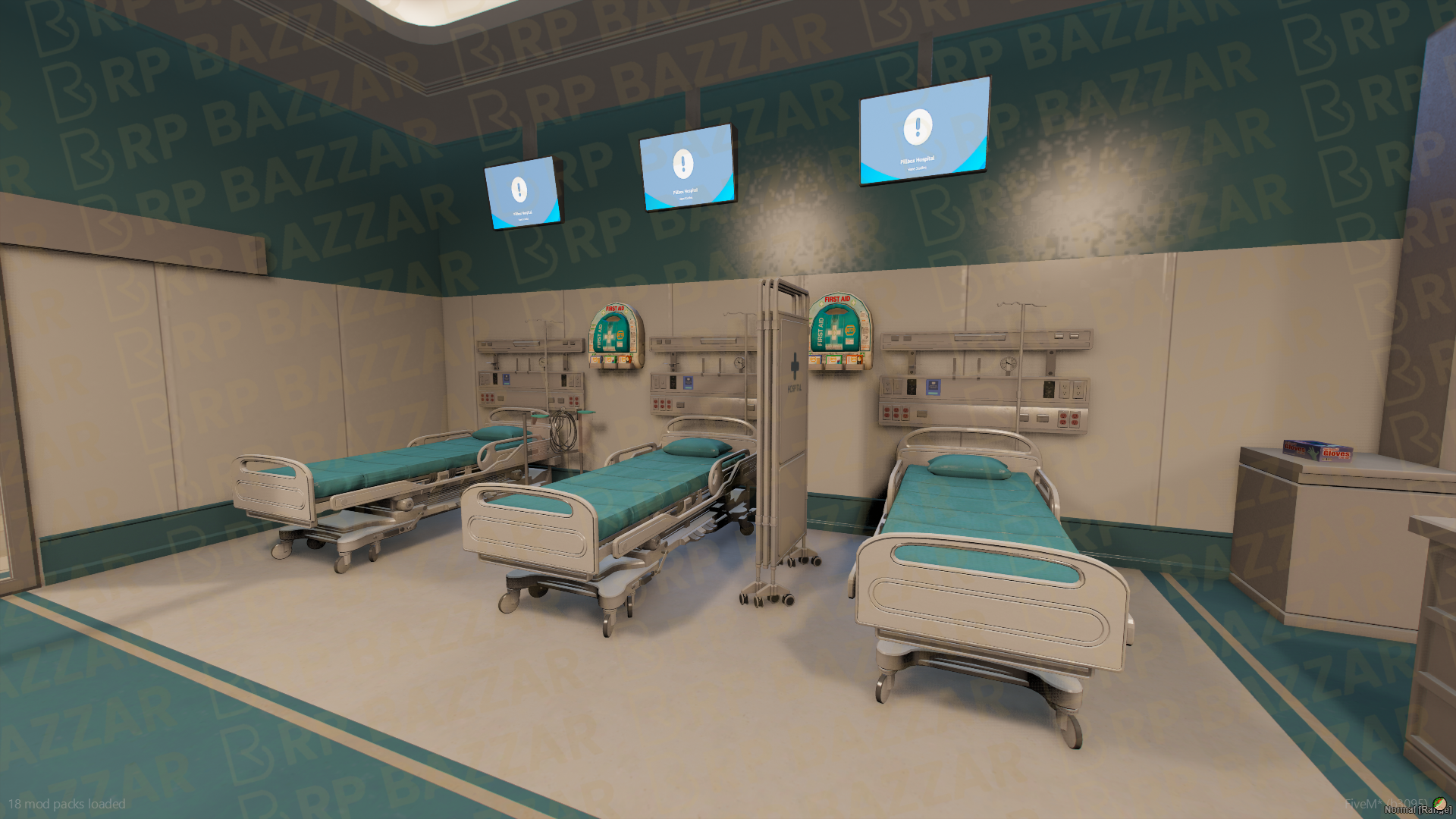 Sunrise Hospital FiveM MLO — GTA RP Interior — ESX QB QBOX — RPBazzar