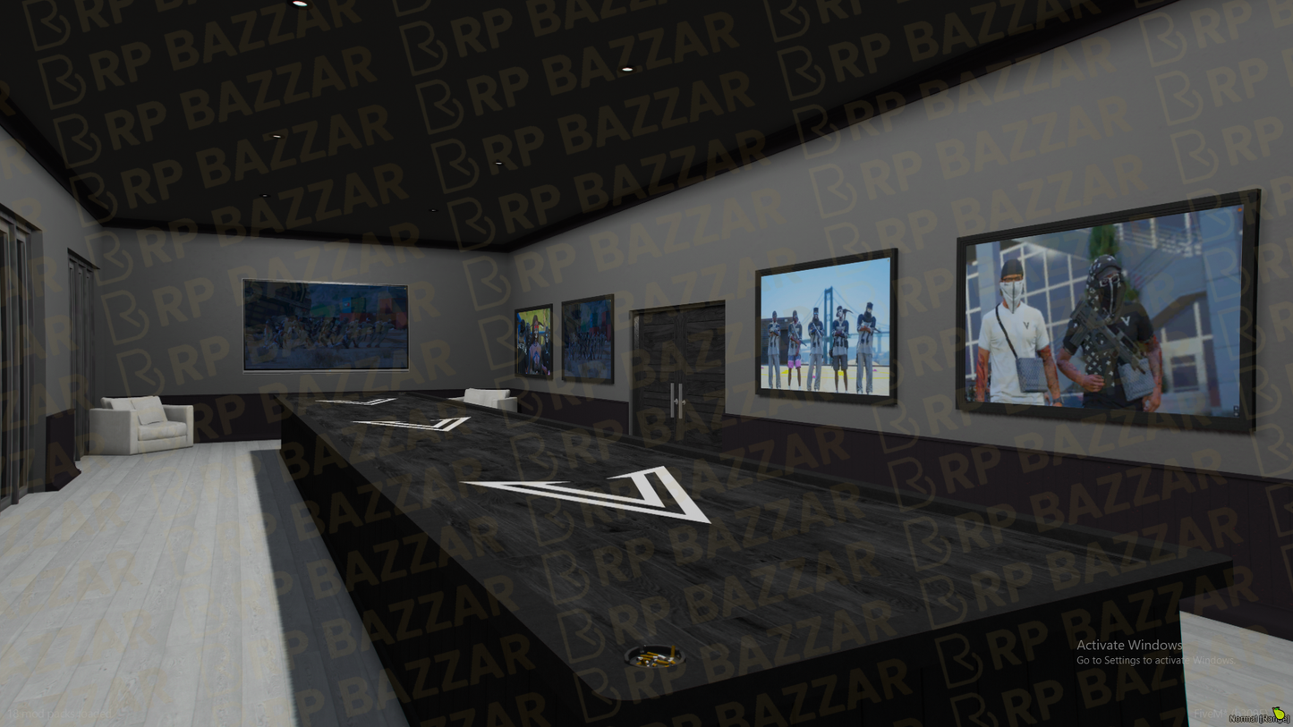 Luxury Gang Loft FiveM MLO — GTA RP Interior — ESX QB QBOX — RPBazzar