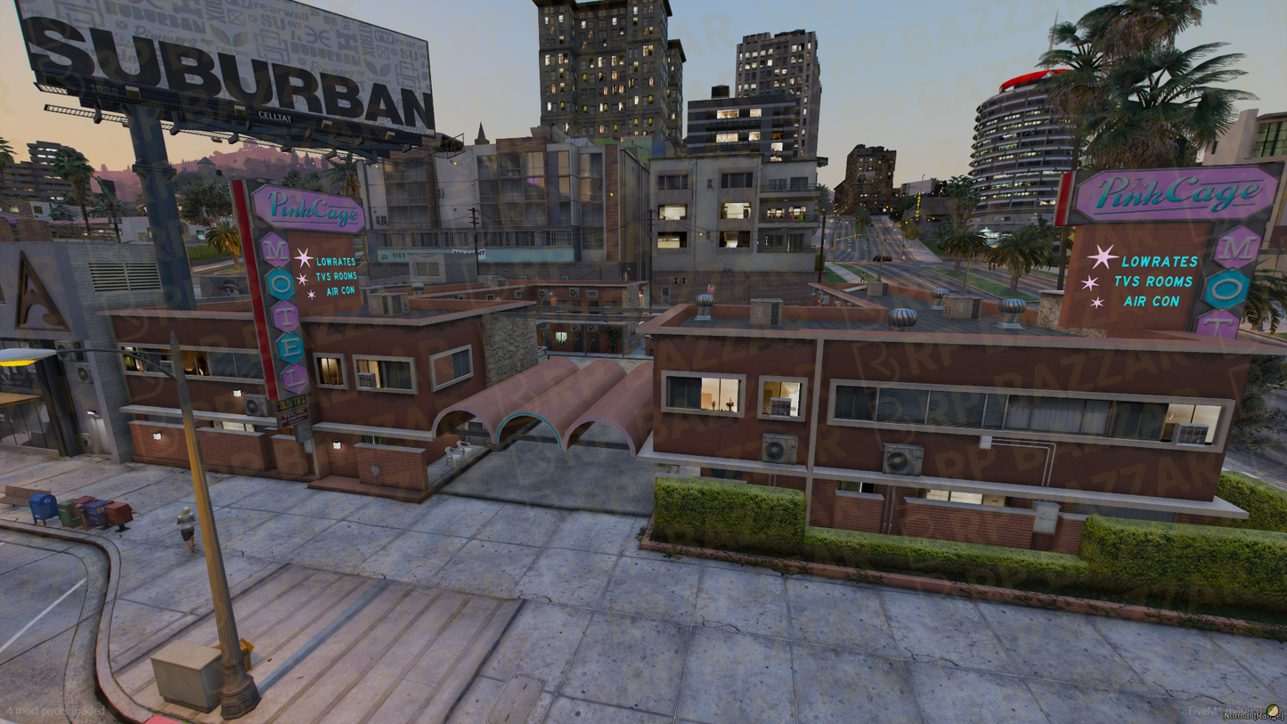 Desert Motel FiveM MLO — GTA RP Interior — ESX QB QBOX — RPBazzar
