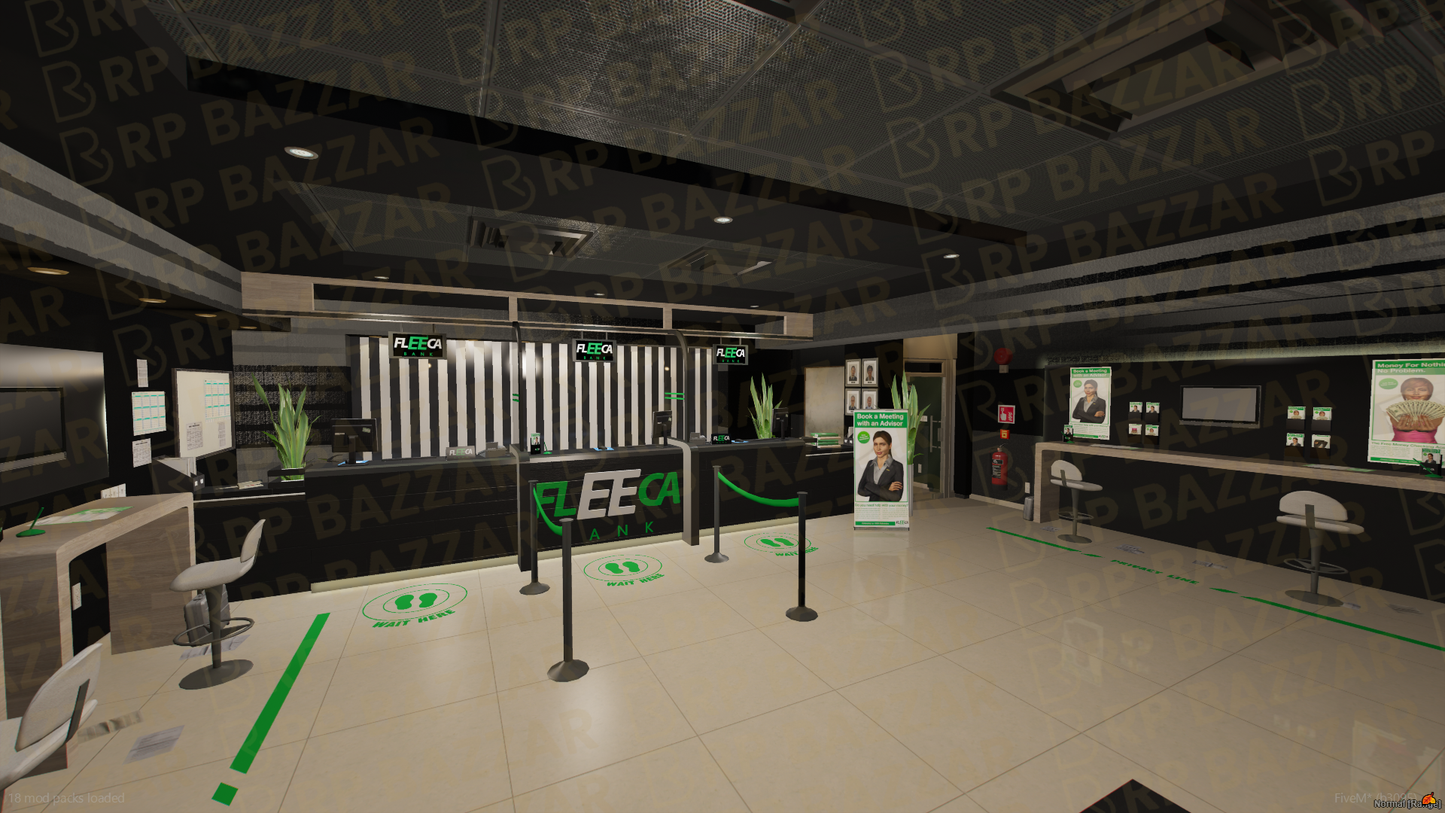 Federal Bank FiveM MLO — GTA RP Interior — ESX QB QBOX — RPBazzar
