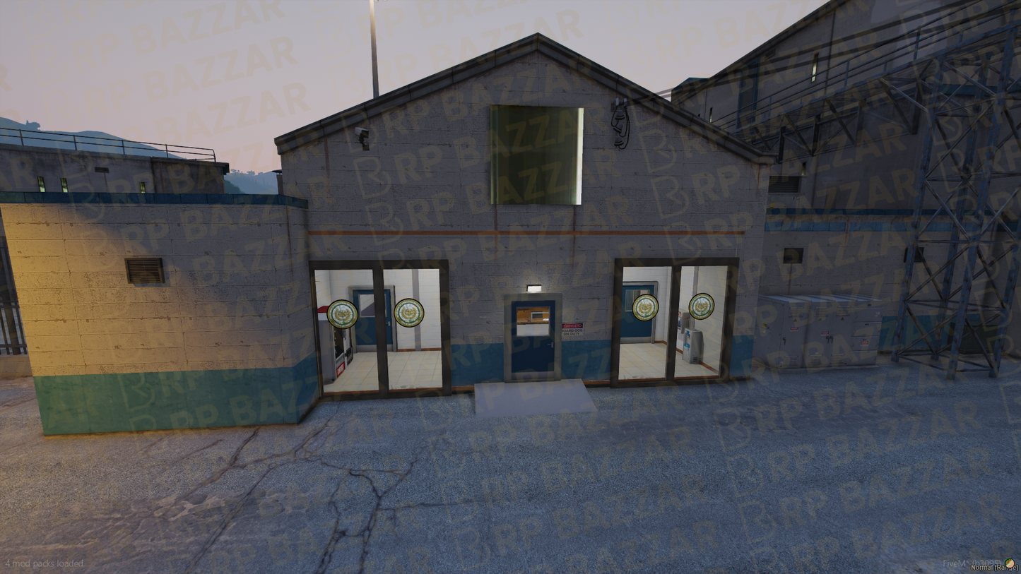 Fortified Prison FiveM MLO — GTA RP Interior — ESX QB QBOX — RPBazzar