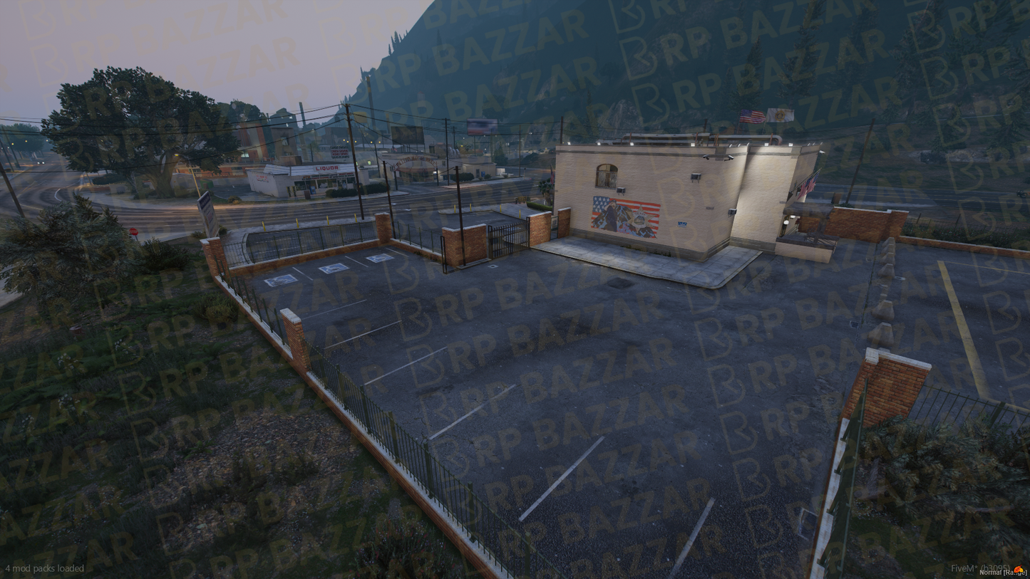 Harbor Police Station FiveM MLO — GTA RP Interior — ESX QB QBOX — RPBazzar