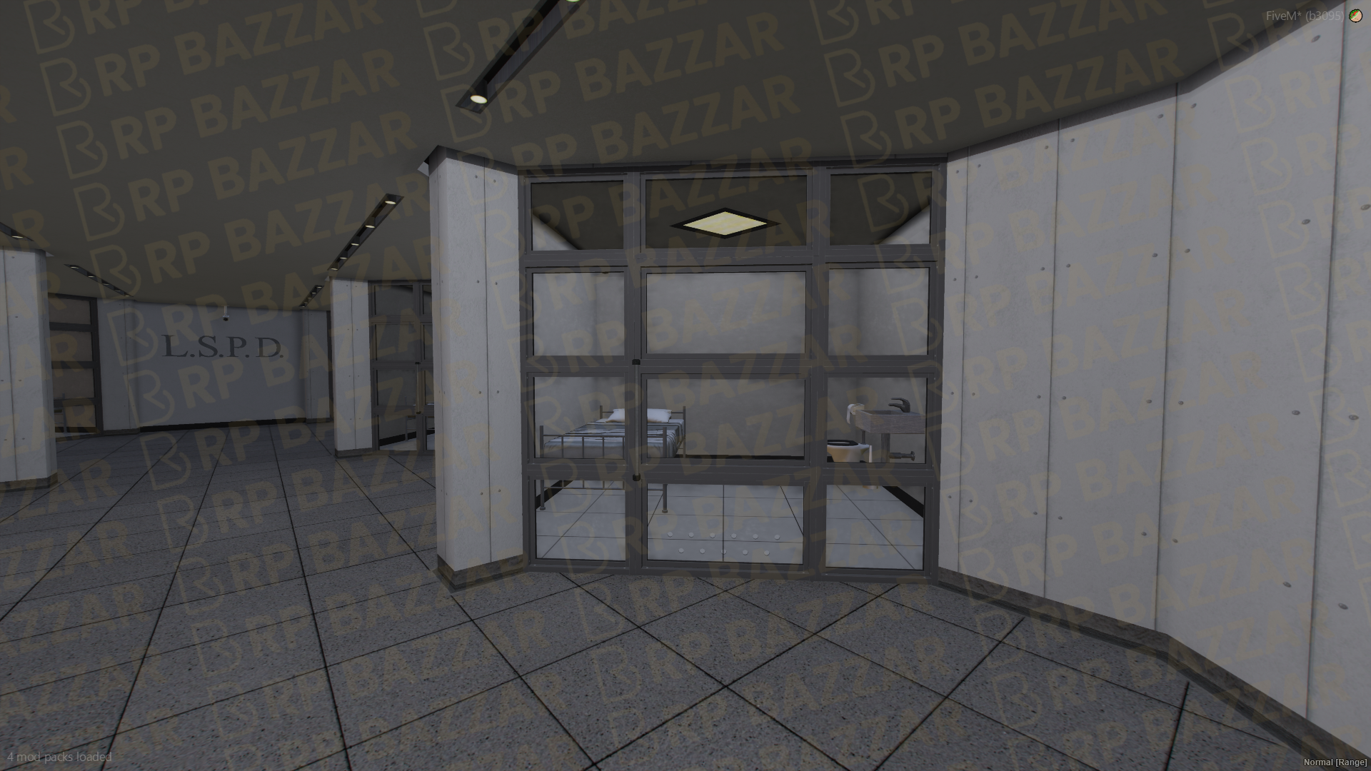 Tactical Police Station FiveM MLO — GTA RP Interior — ESX QB QBOX — RPBazzar