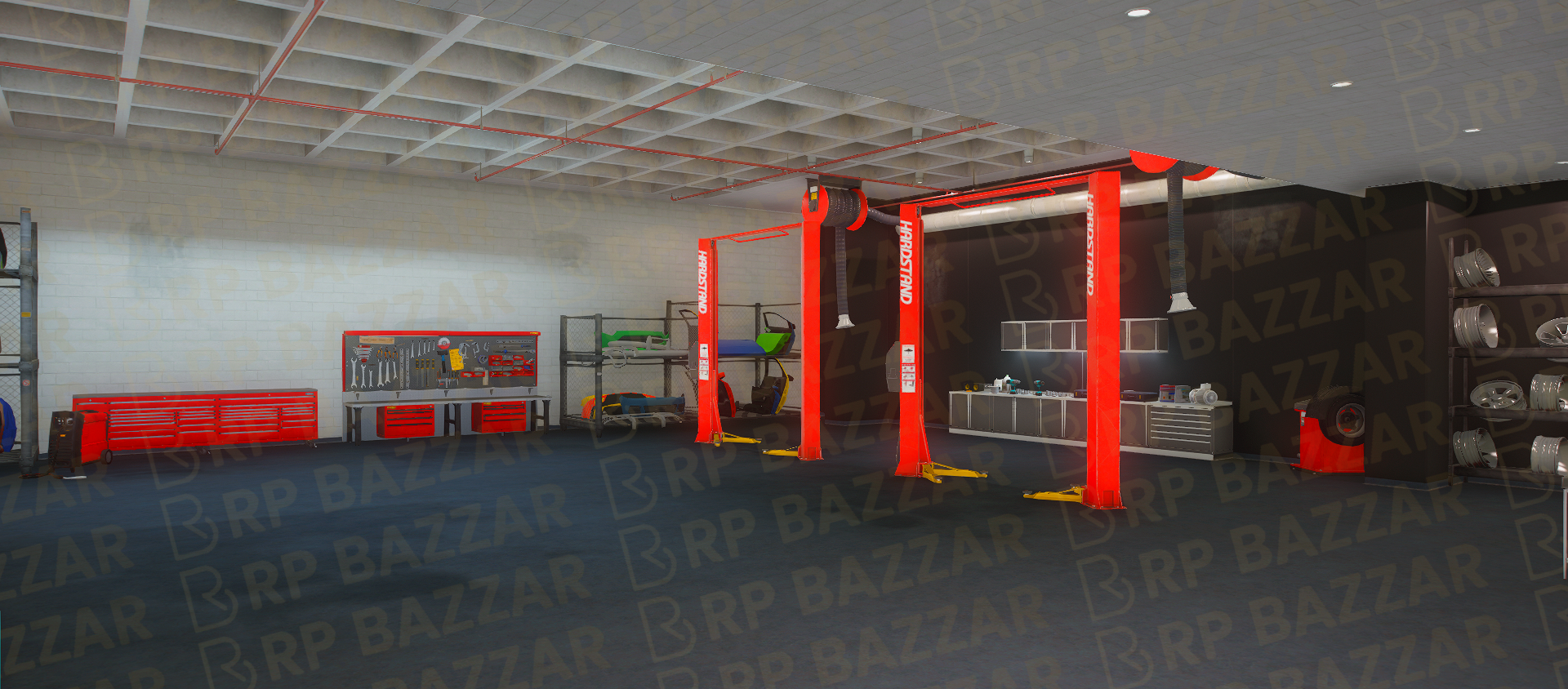 Vibrant Mechanic Shop FiveM MLO — GTA RP Interior — ESX QB QBOX — RPBazzar