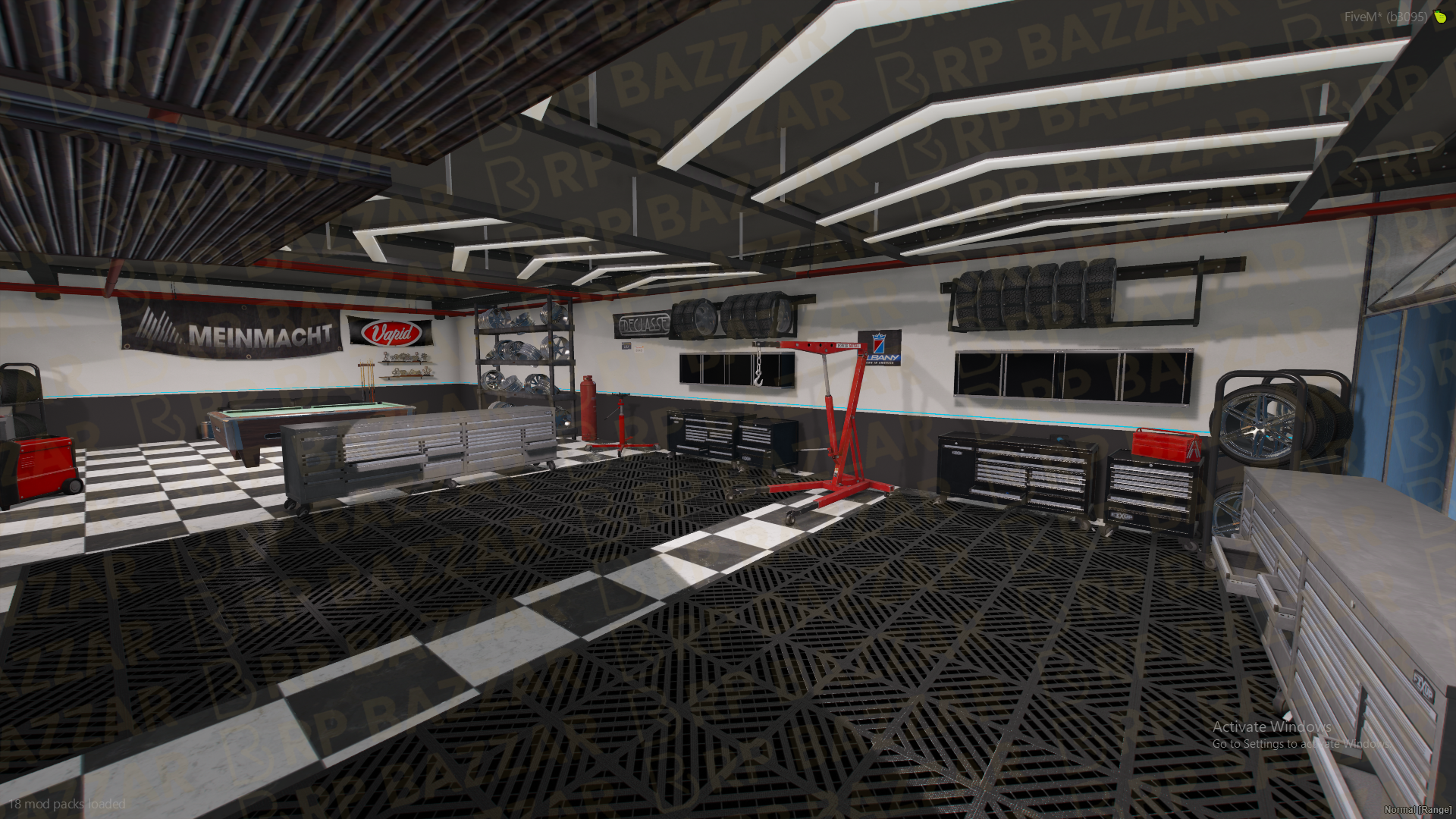 Strip Mechanic Shop FiveM MLO — GTA RP Interior — ESX QB QBOX — RPBazzar