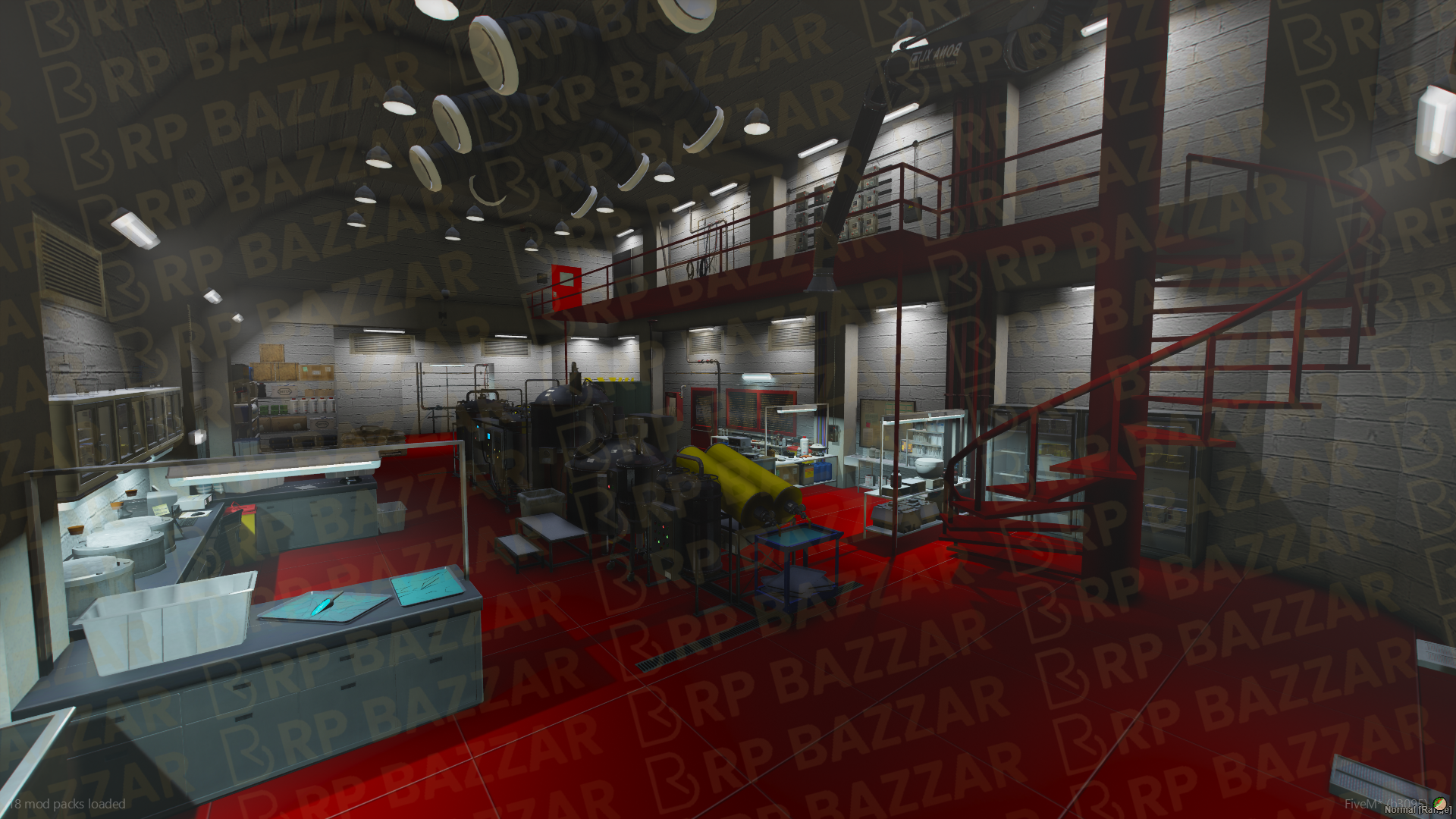 Backroom Drug Lab FiveM MLO — GTA RP Interior — ESX QB QBOX — RPBazzar
