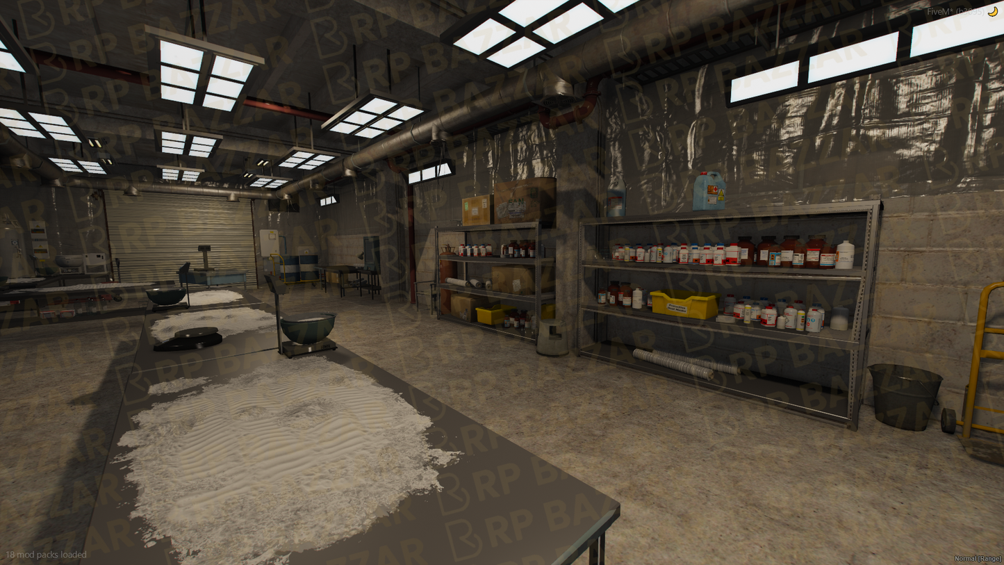 Makeshift Drug Lab FiveM MLO — GTA RP Interior — ESX QB QBOX — RPBazzar