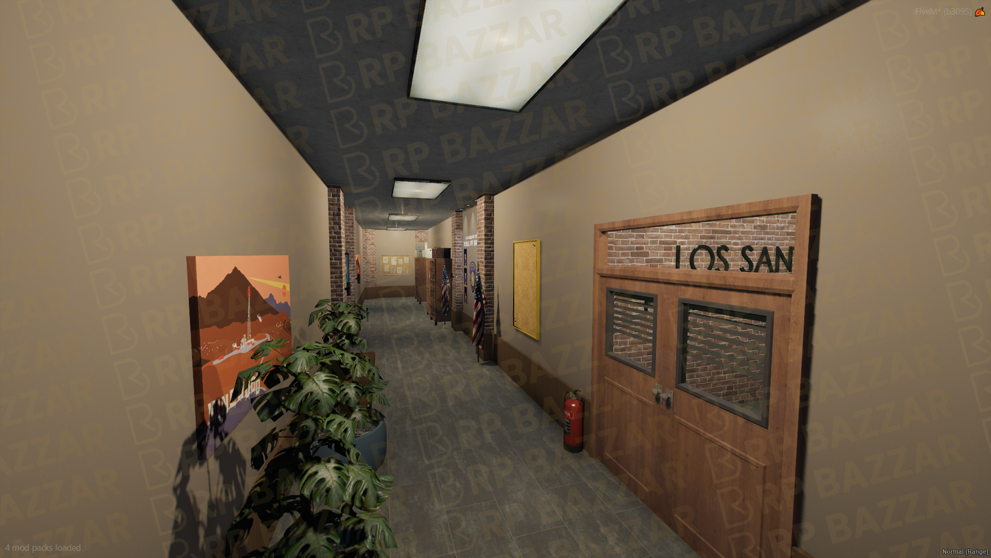 Central Police Station FiveM MLO — GTA RP Interior — ESX QB QBOX — RPBazzar