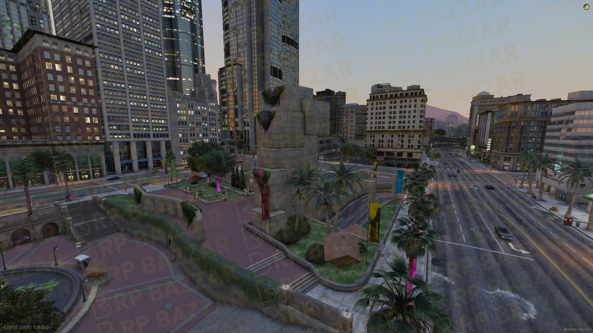 Bustling Legion Square FiveM MLO — GTA RP Interior — ESX QB QBOX — RPBazzar