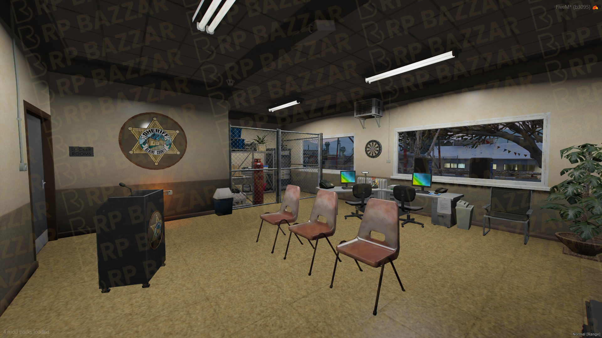 Eastside Police Station FiveM MLO — GTA RP Interior — ESX QB QBOX — RPBazzar