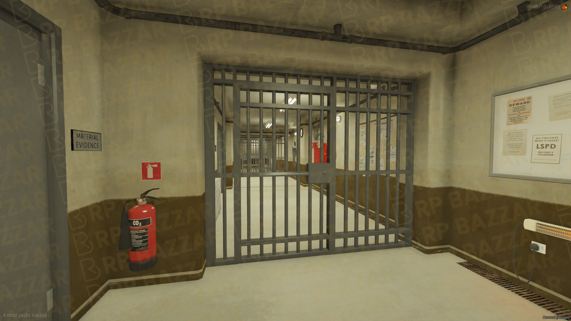 Frontline Police Station FiveM MLO — GTA RP Interior — ESX QB QBOX — RPBazzar