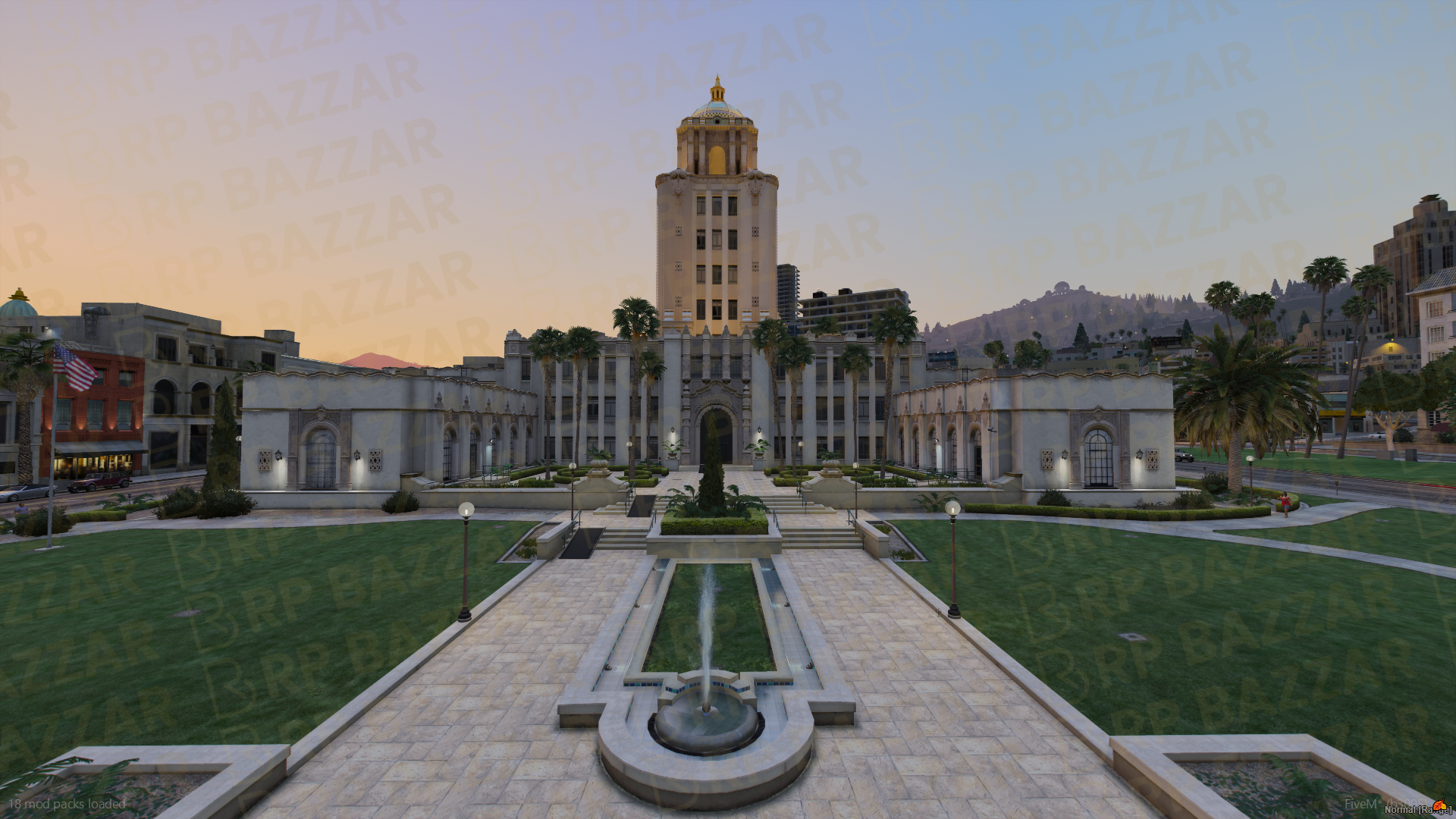 Modern CityHall FiveM MLO — GTA RP Interior — ESX QB QBOX — RPBazzar
