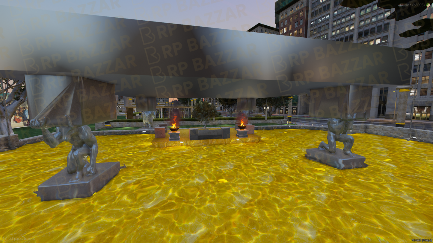 Bustling Legion Square FiveM MLO — GTA RP Interior — ESX QB QBOX — RPBazzar