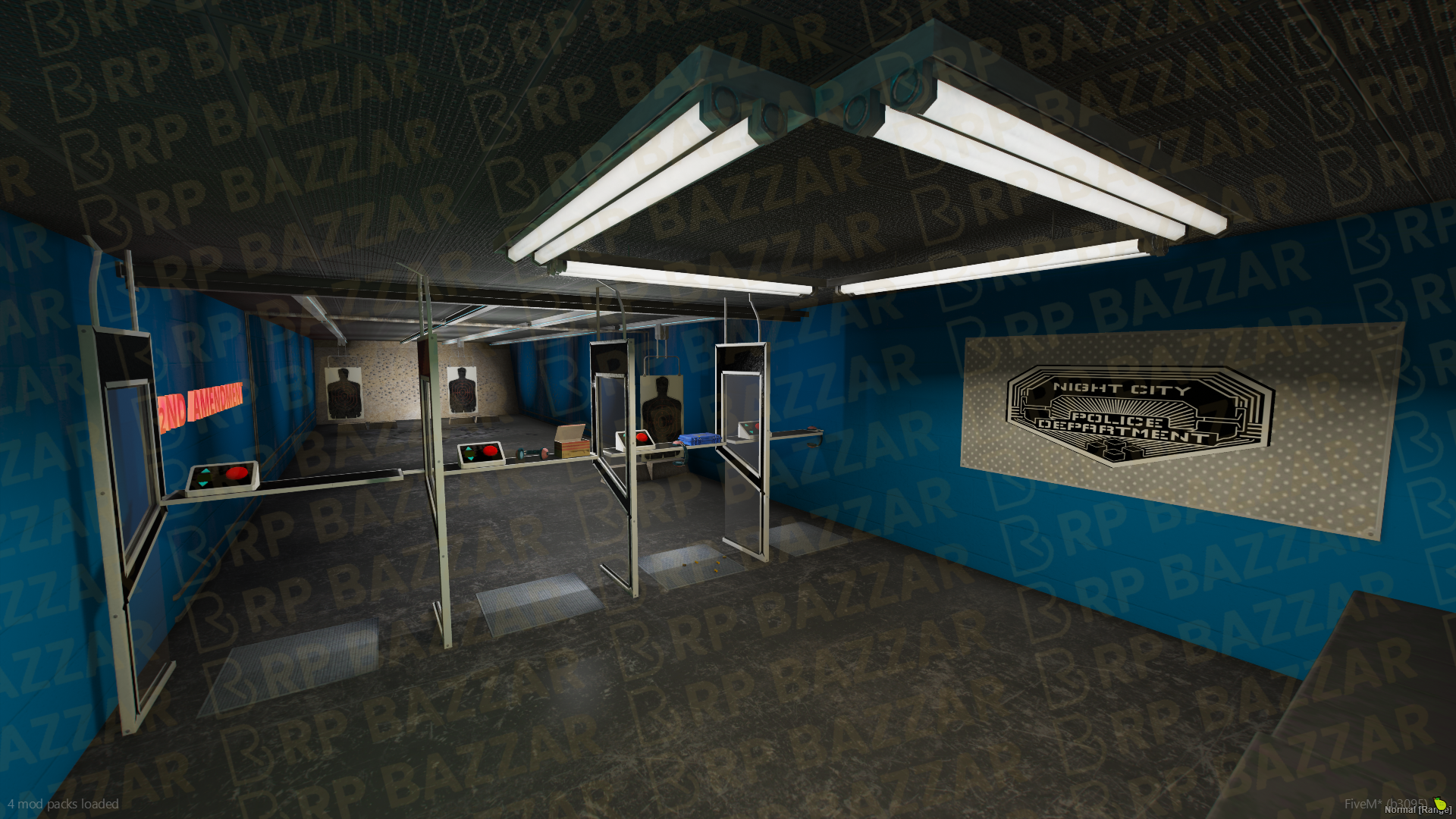 Uptown Police Station FiveM MLO — GTA RP Interior — ESX QB QBOX — RPBazzar