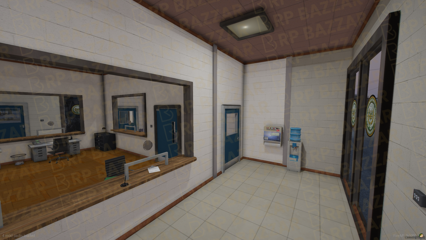 Fortified Prison FiveM MLO — GTA RP Interior — ESX QB QBOX — RPBazzar