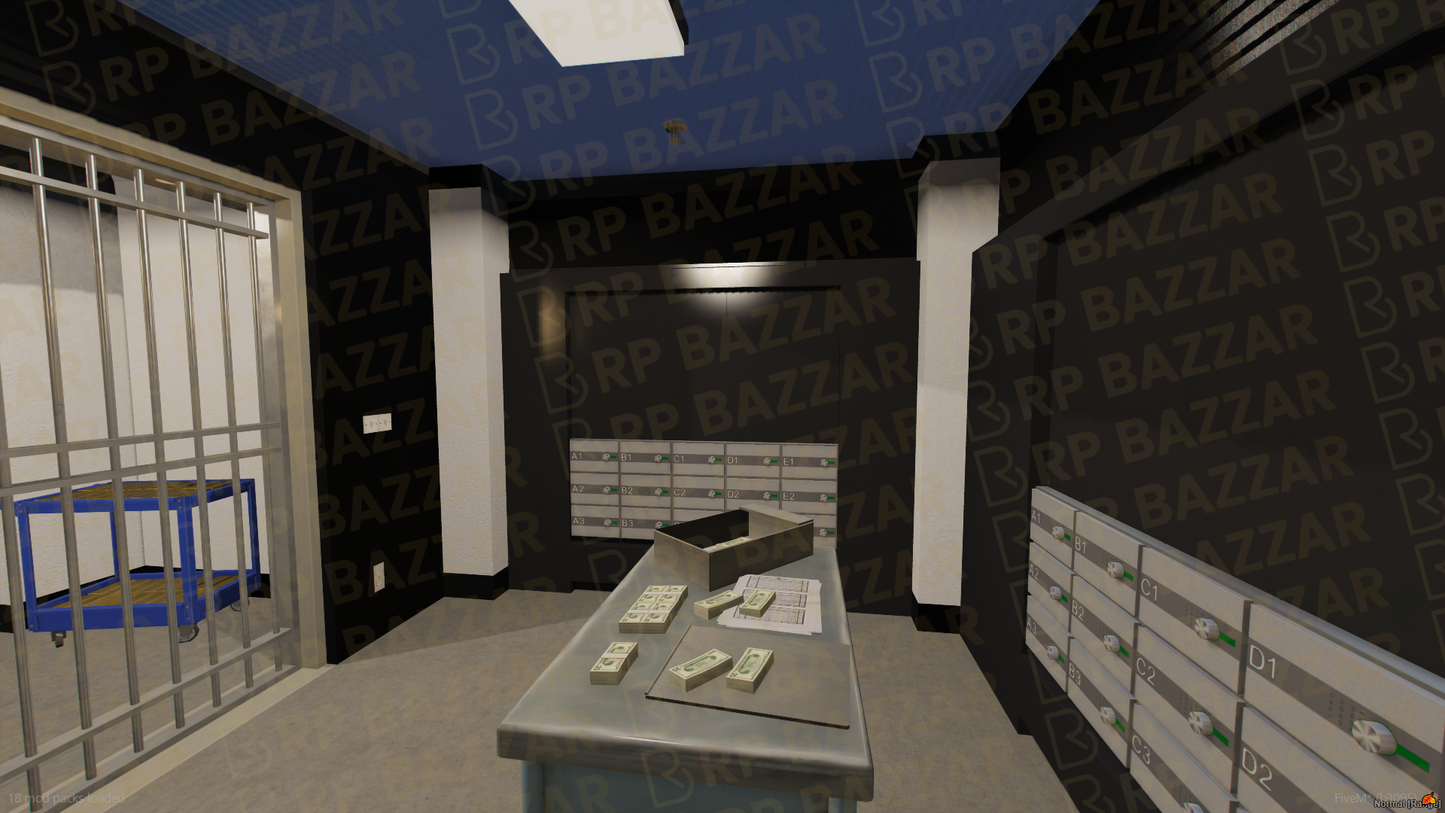 Federal Bank FiveM MLO — GTA RP Interior — ESX QB QBOX — RPBazzar