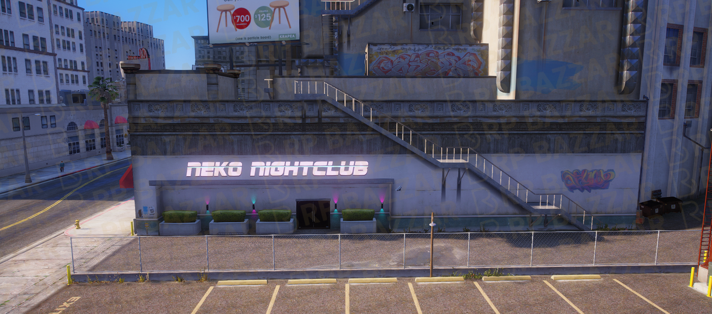 Gritty Nightclub FiveM MLO — GTA RP Interior — ESX QB QBOX — RPBazzar