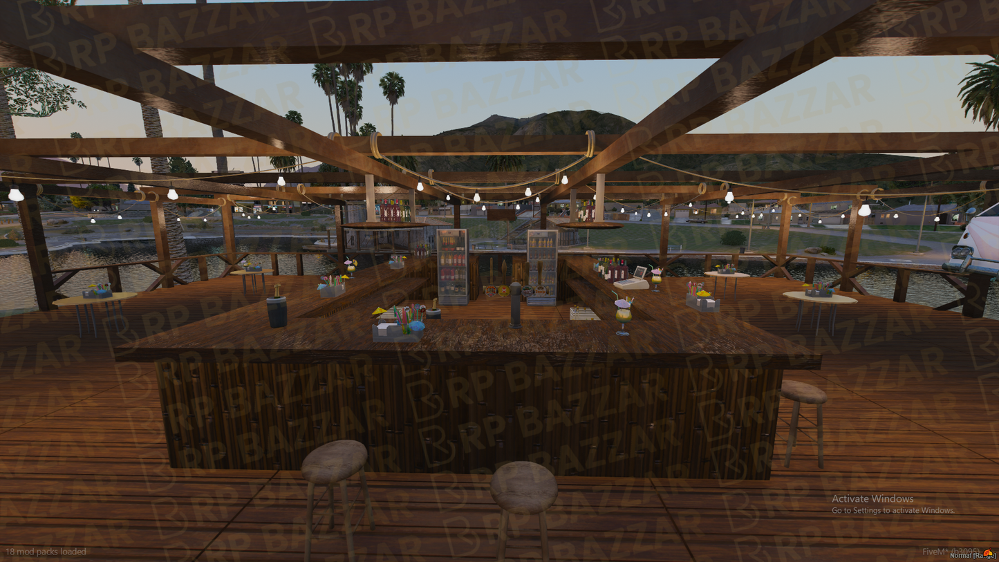 Stormy Beach Sided Area FiveM MLO — GTA RP Interior — ESX QB QBOX — RPBazzar