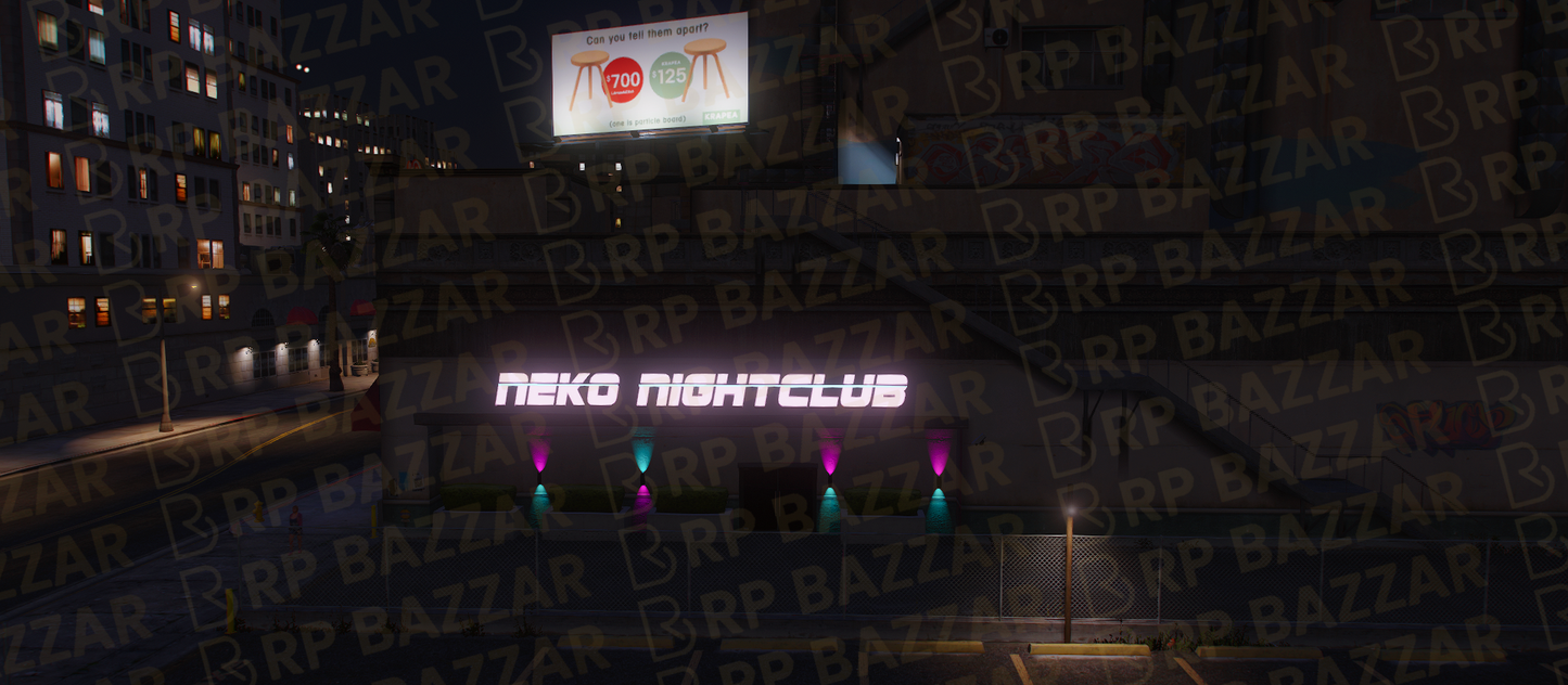 Gritty Nightclub FiveM MLO — GTA RP Interior — ESX QB QBOX — RPBazzar
