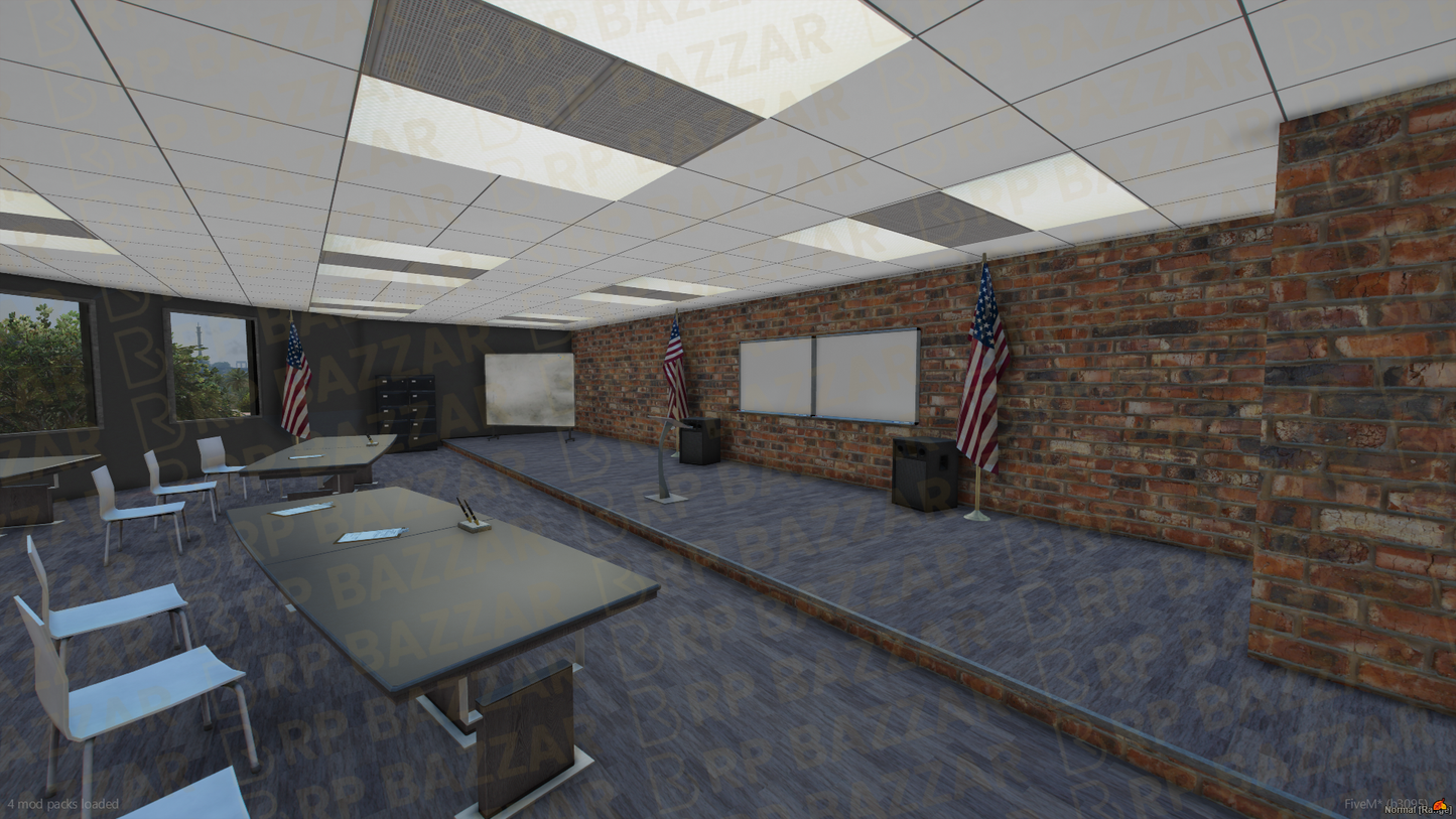 Downtown Police Station FiveM MLO — GTA RP Interior — ESX QB QBOX — RPBazzar
