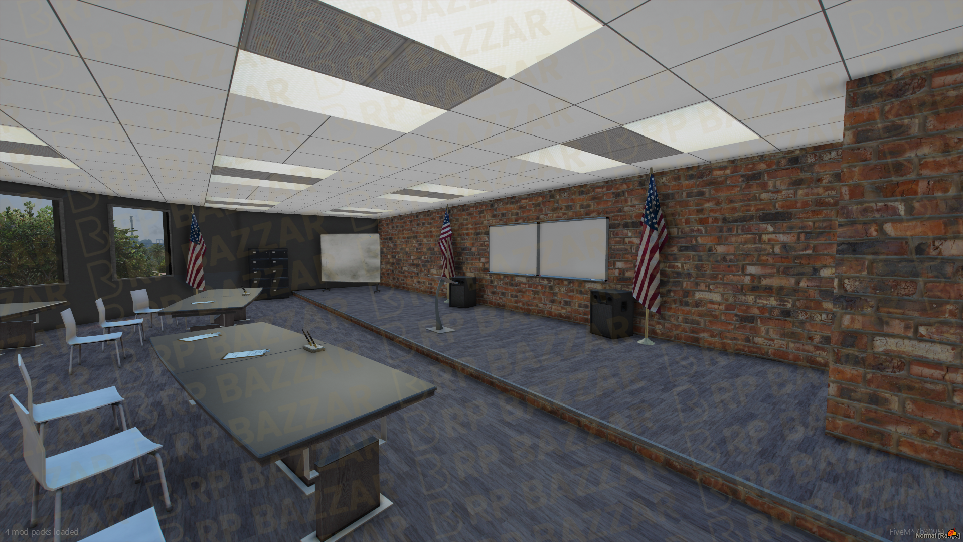 Downtown Police Station FiveM MLO — GTA RP Interior — ESX QB QBOX — RPBazzar