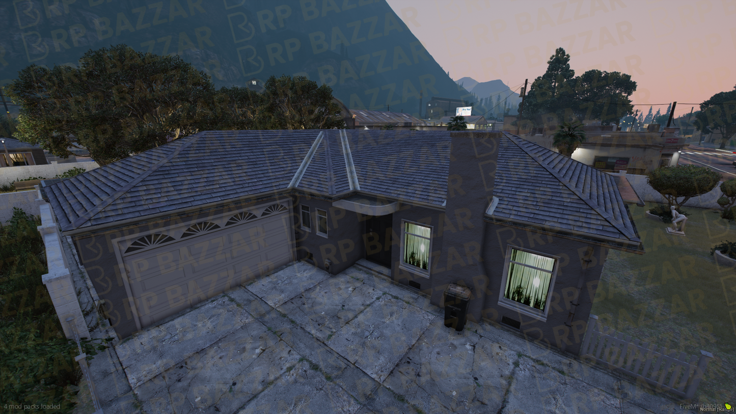 Modern House Exterior FiveM MLO — GTA RP Interior — ESX QB QBOX — RPBazzar