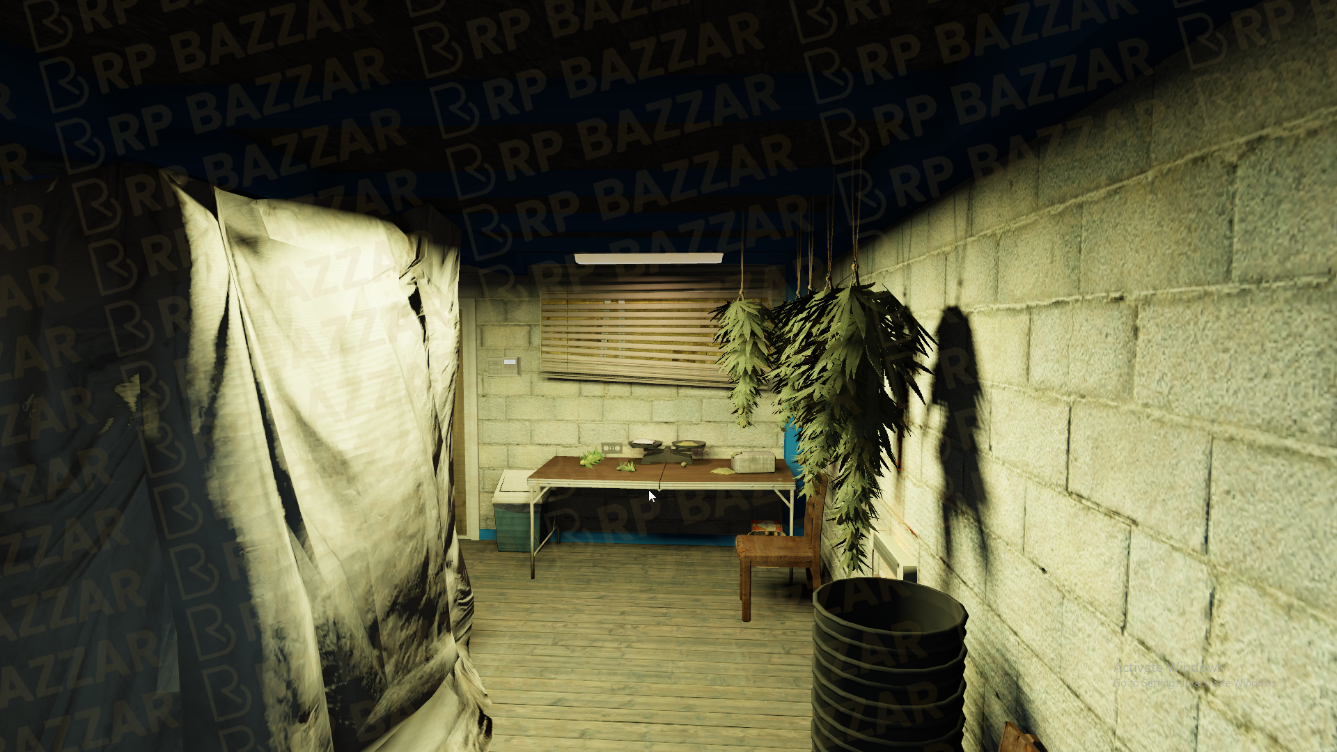 Rough Gang Garage FiveM MLO — GTA RP Interior — ESX QB QBOX — RPBazzar