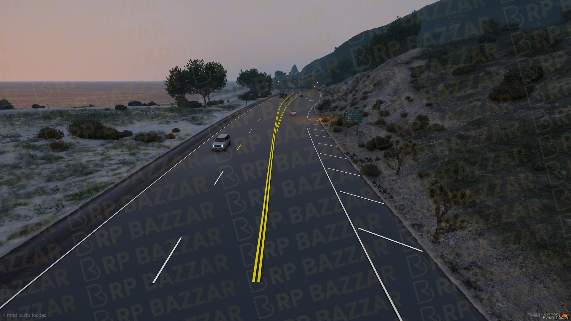 Downtown Road FiveM MLO — GTA RP Road Map — ESX QB QBOX — RPBazzar