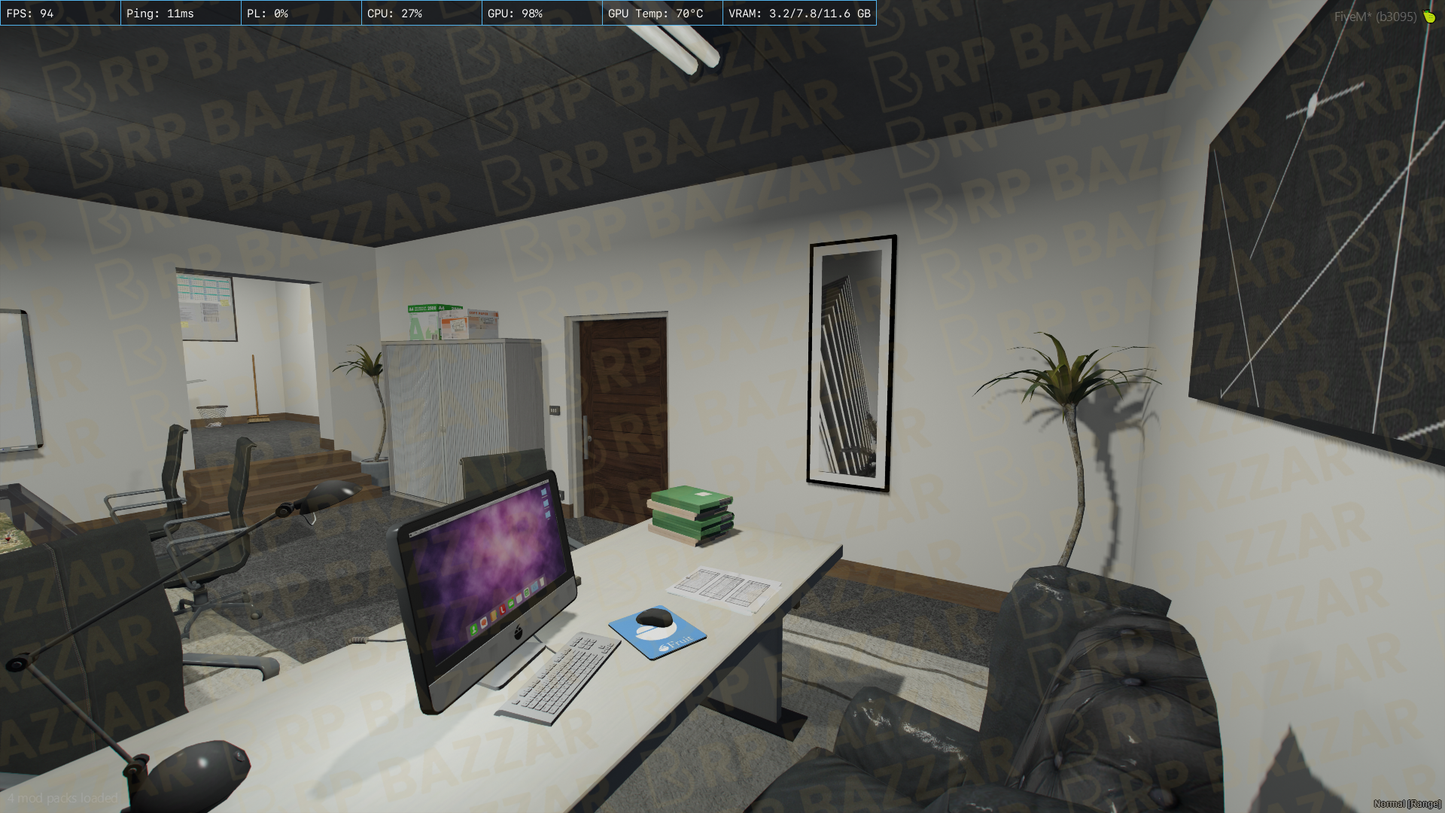 Executive Office FiveM MLO — GTA RP Interior — ESX QB QBOX — RPBazzar