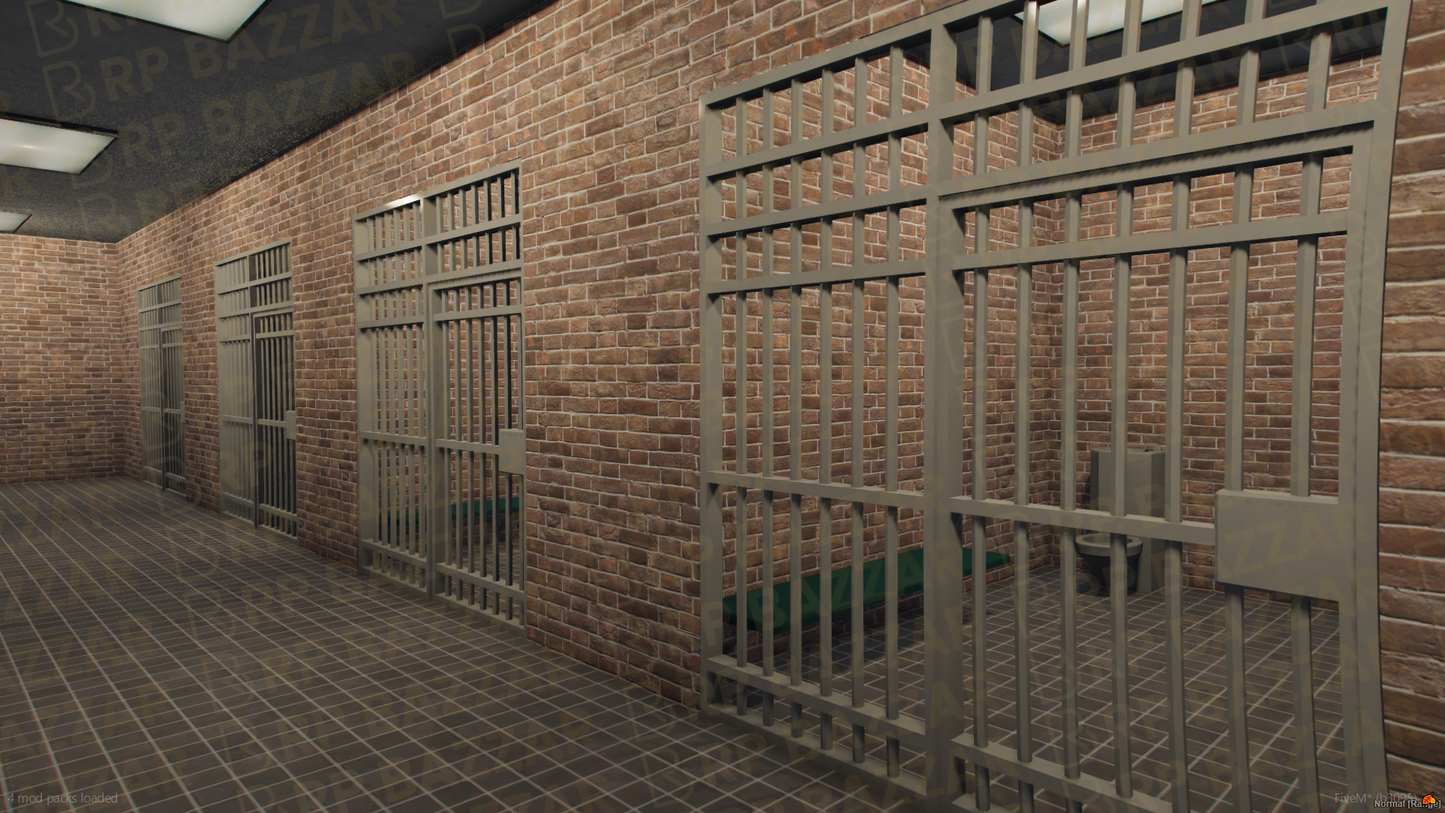 Metro Police Station FiveM MLO — GTA RP Interior — ESX QB QBOX — RPBazzar