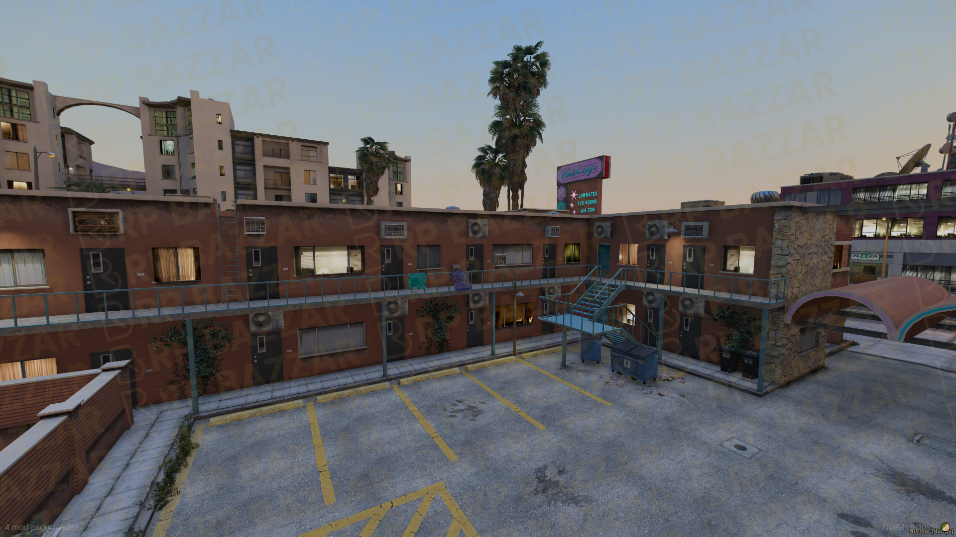 Desert Motel FiveM MLO — GTA RP Interior — ESX QB QBOX — RPBazzar