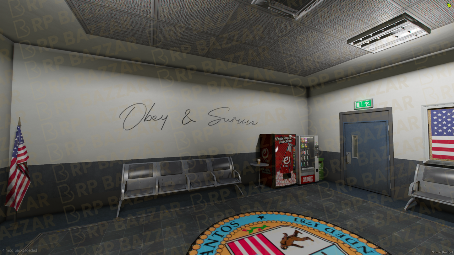 Riverside Police Station FiveM MLO — GTA RP Interior — ESX QB QBOX — RPBazzar