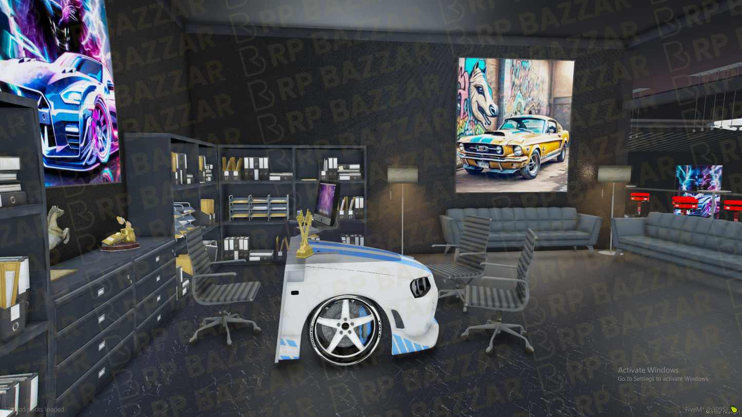 Premium Mechanic Shop FiveM MLO — GTA RP Interior — ESX QB QBOX — RPBazzar