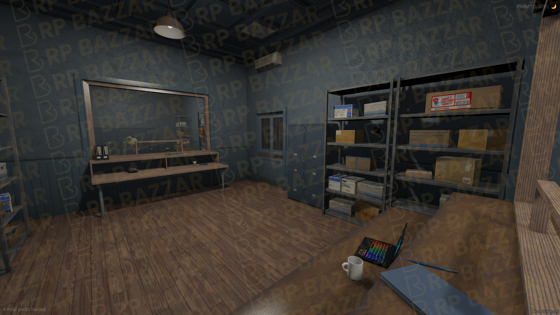 Command Police Station FiveM MLO — GTA RP Interior — ESX QB QBOX — RPBazzar