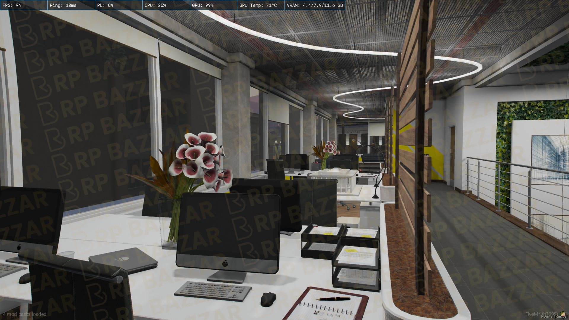 Minimal Office FiveM MLO — GTA RP Interior — ESX QB QBOX — RPBazzar