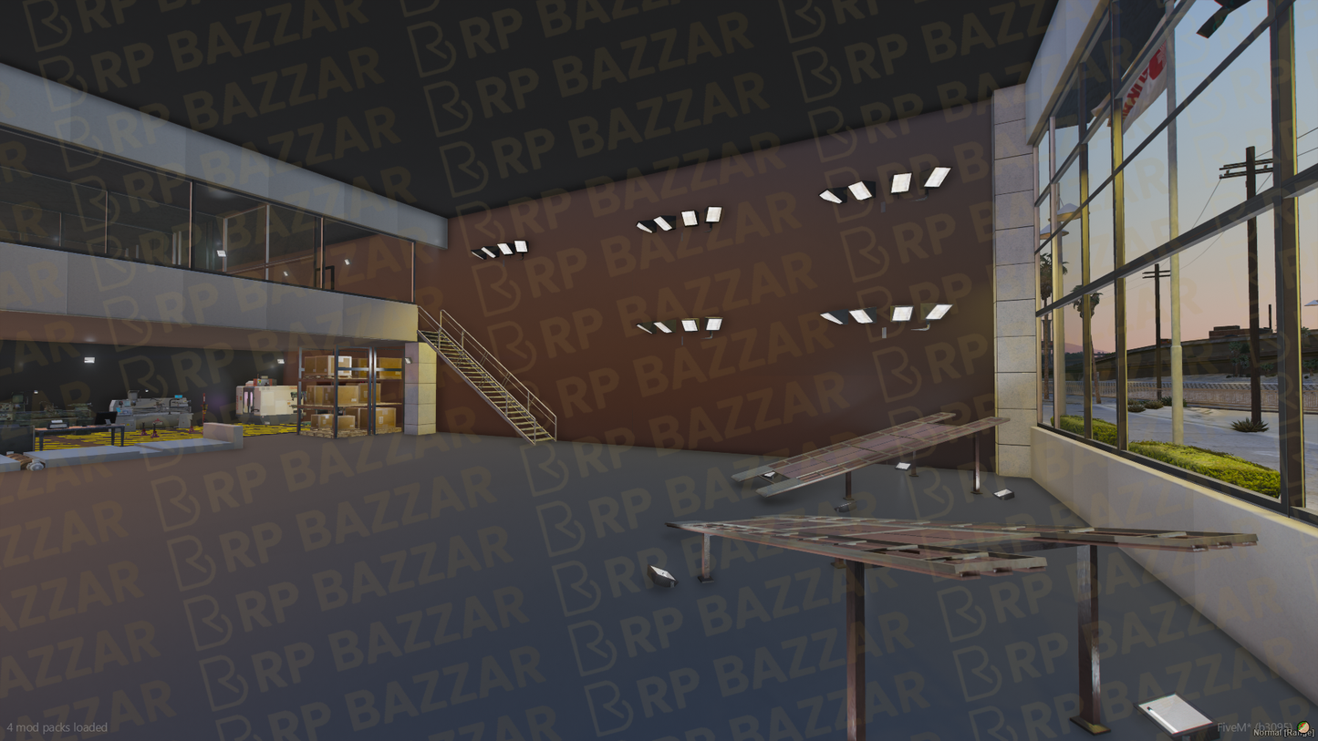Metro Vehicle Shop FiveM MLO — GTA RP Interior — ESX QB QBOX — RPBazzar
