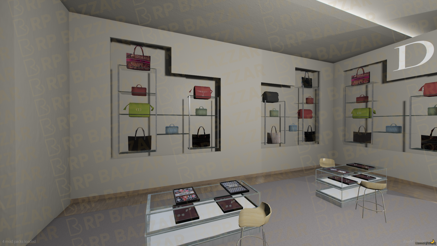 Urban Shopping Mall FiveM MLO — GTA RP Interior — ESX QB QBOX — RPBazzar