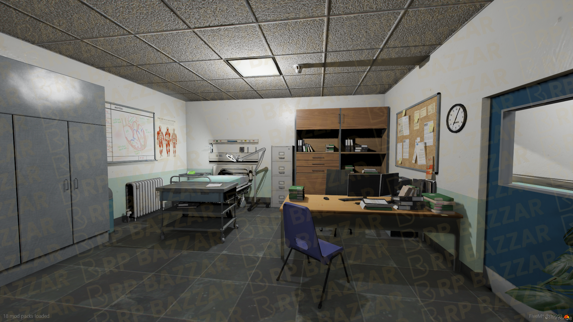 Riverside Hospital FiveM MLO — GTA RP Interior — ESX QB QBOX — RPBazzar