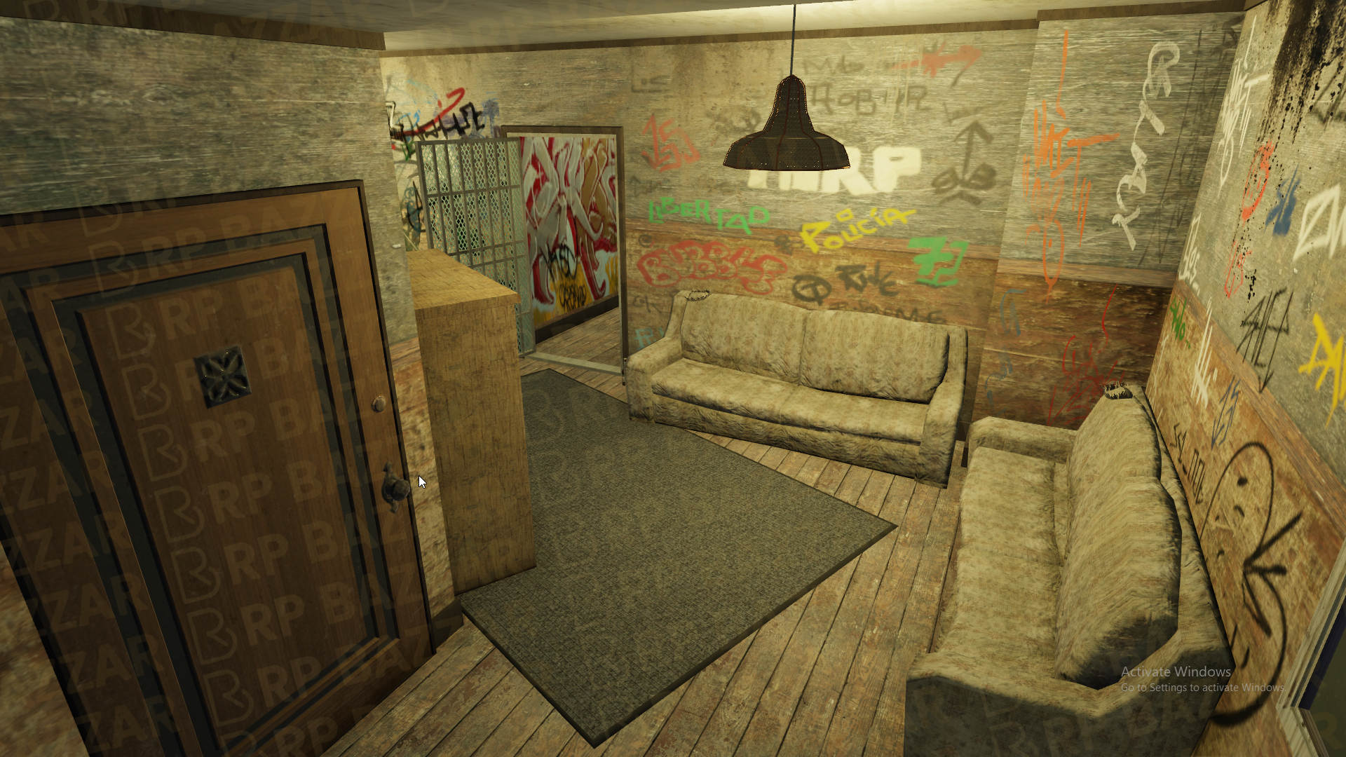 Industrial Gang Clubhouse FiveM MLO — GTA RP Interior — ESX QB QBOX — RPBazzar