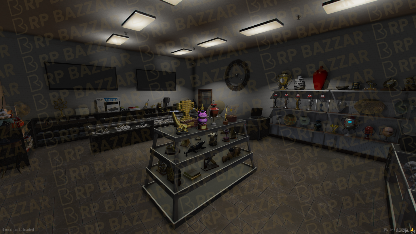Urban Pawn Shop FiveM MLO — GTA RP Interior — ESX QB QBOX — RPBazzar